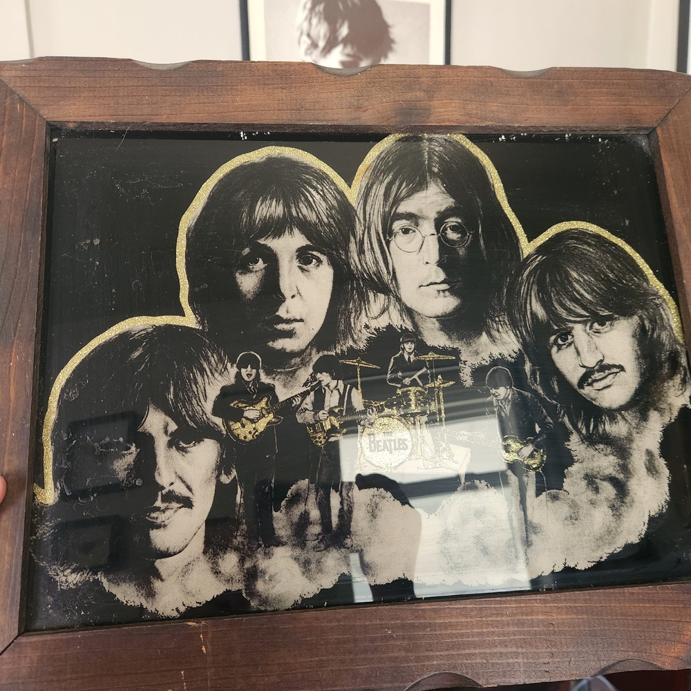1970s Vintage Beatles Carnival Art